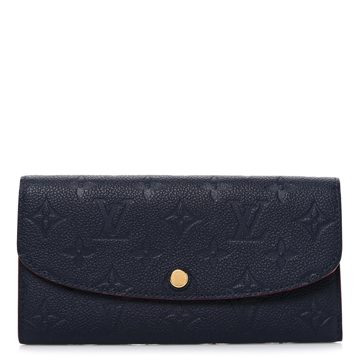 Louis Vuitton Empreinte Emilie Wallet Marine Rouge