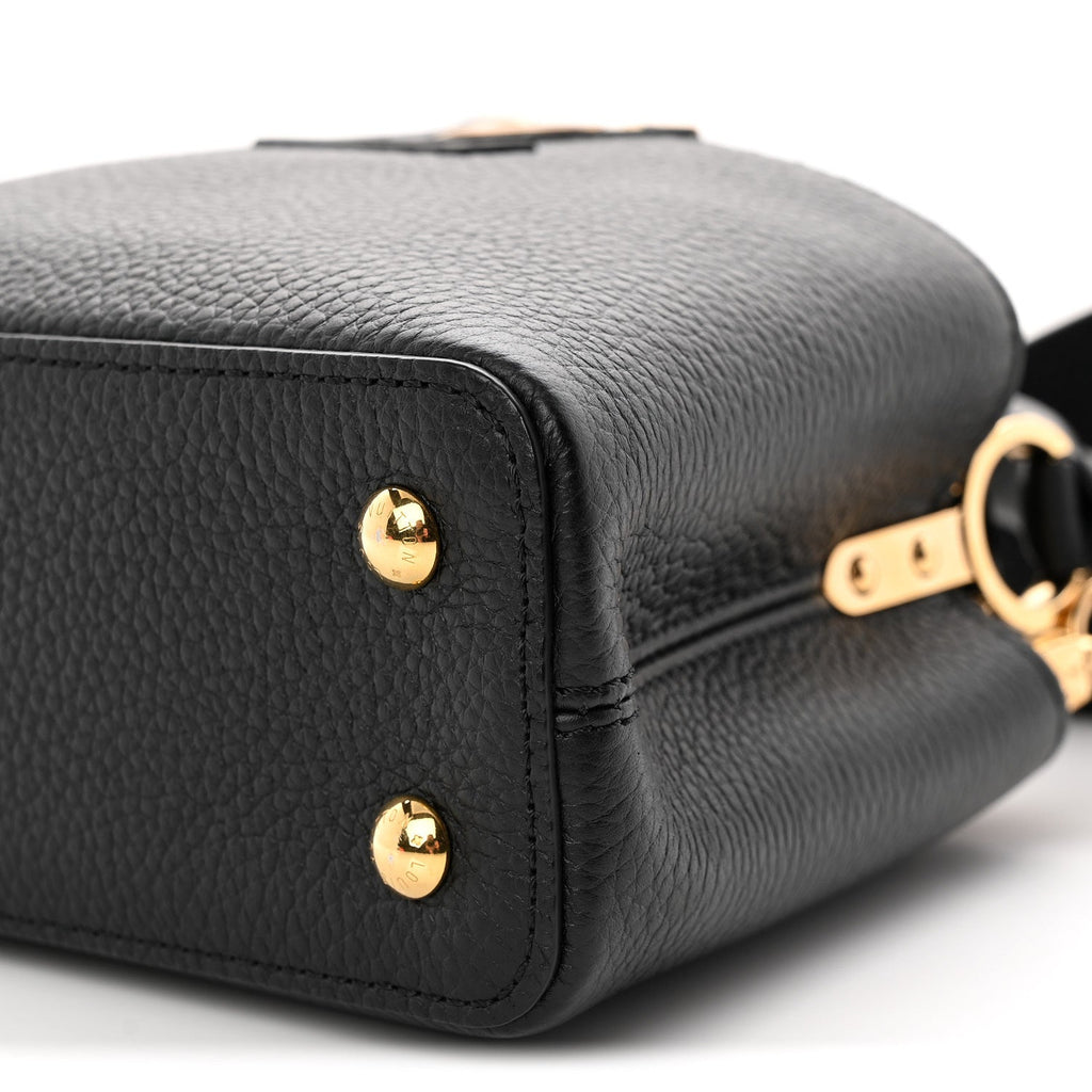 Louis Vuitton Taurillon Mini Capucines Black