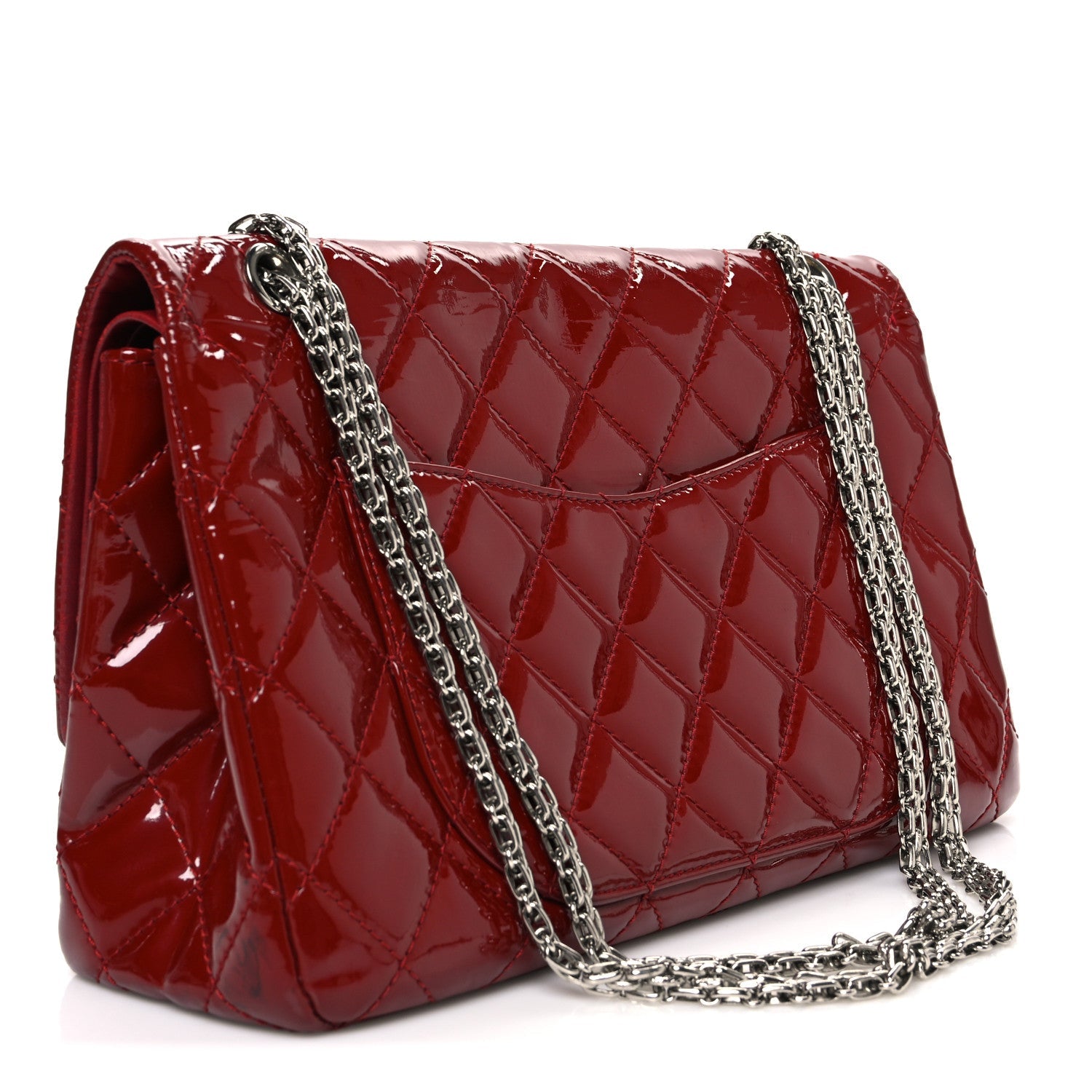 Chanel Patent Quilted 2.55 Reissue 226 Flap Red