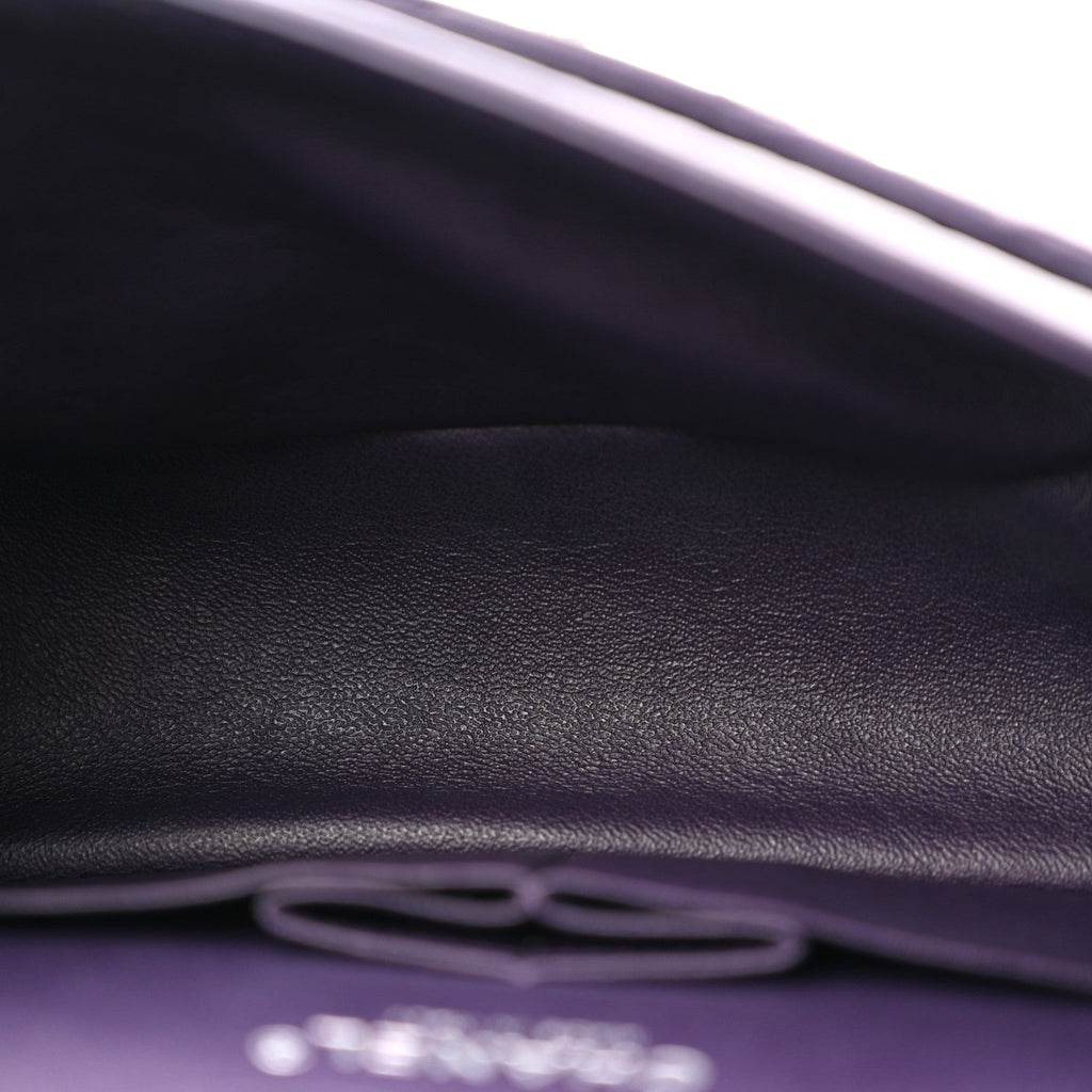 Chanel Aged Calfskin Quilted 2.55 Reissue Mini Flap Dark Purple