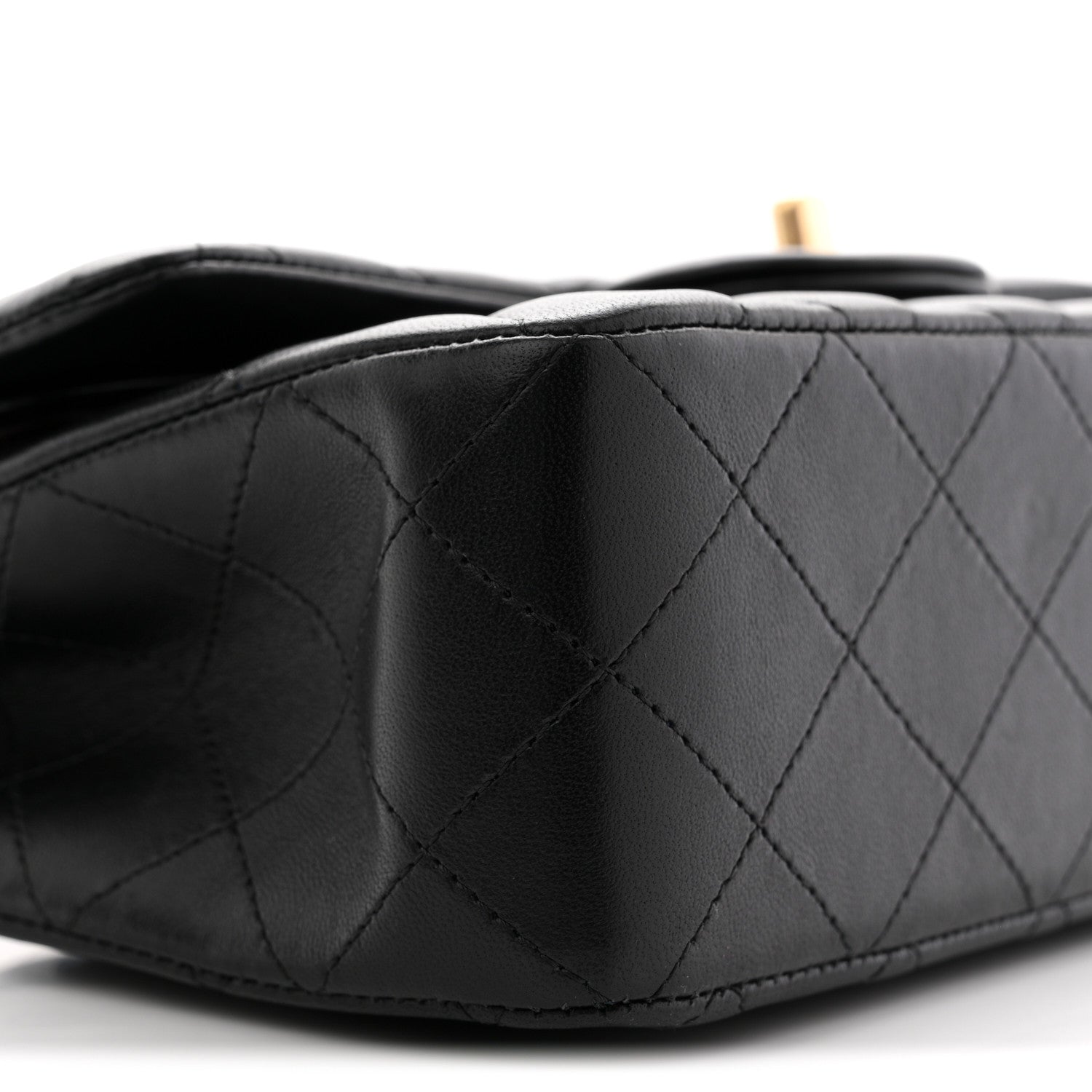 Chanel Lambskin Quilted Small Double Flap Black