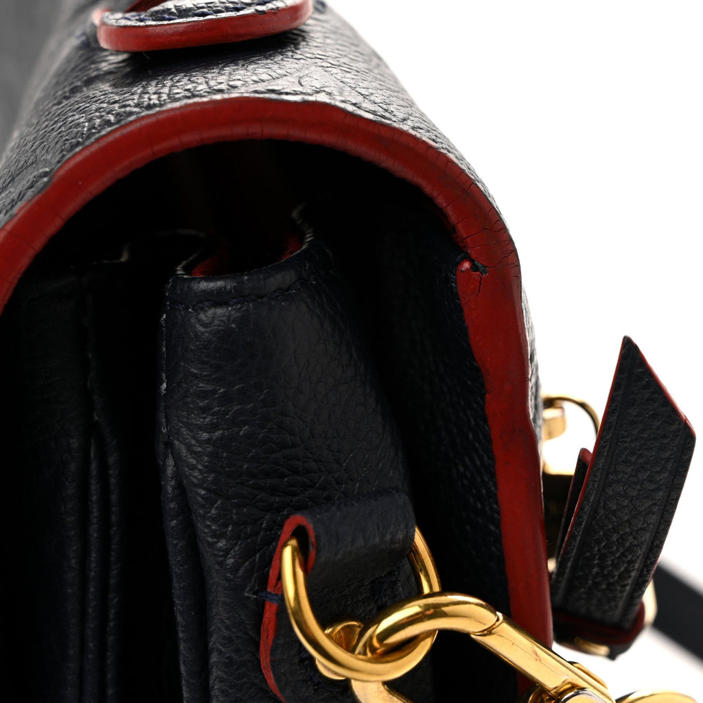 Louis Vuitton Empreinte Pochette Metis Marine Rouge