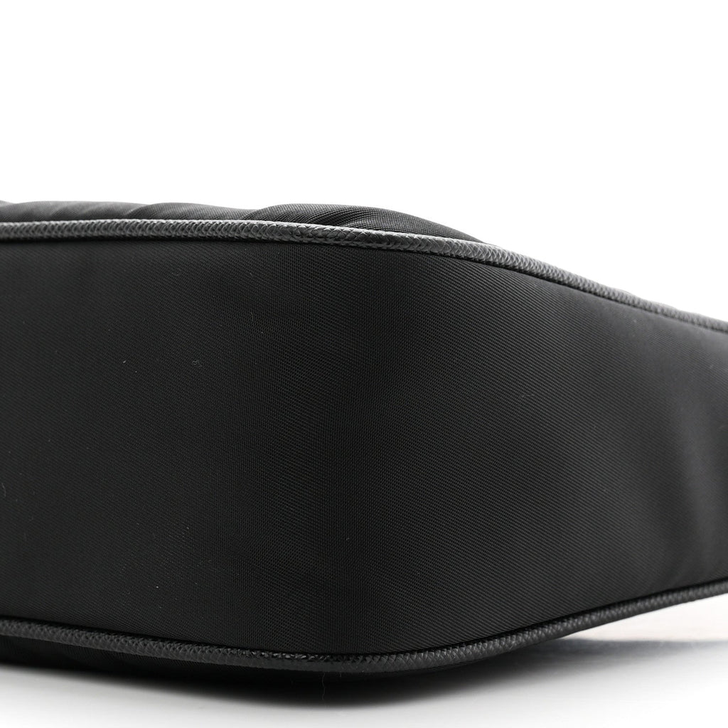 Prada Tessuto Nylon Saffiano Mini Re-Edition 2005 Bag Black