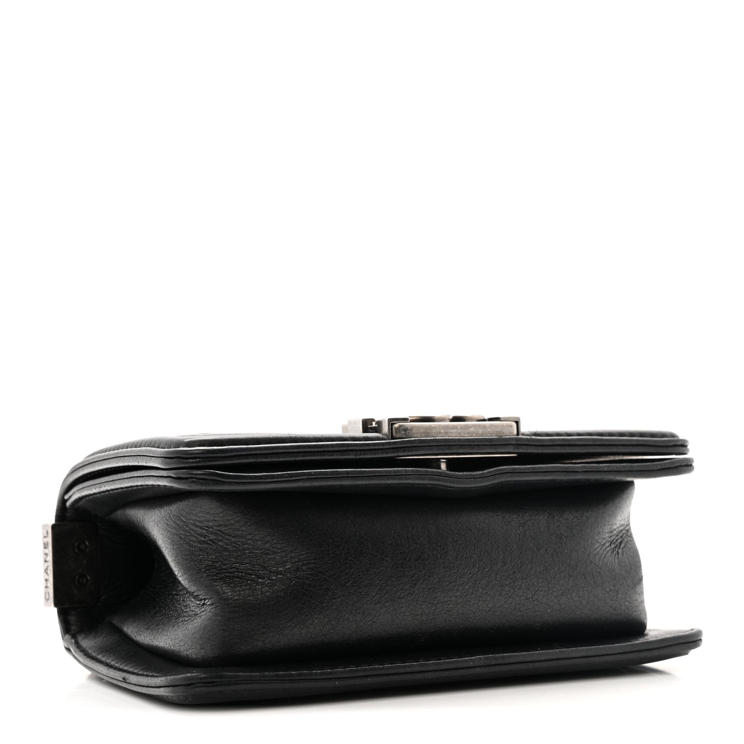 Chanel Galuchat Stingray Mini Boy Flap  Black Silver