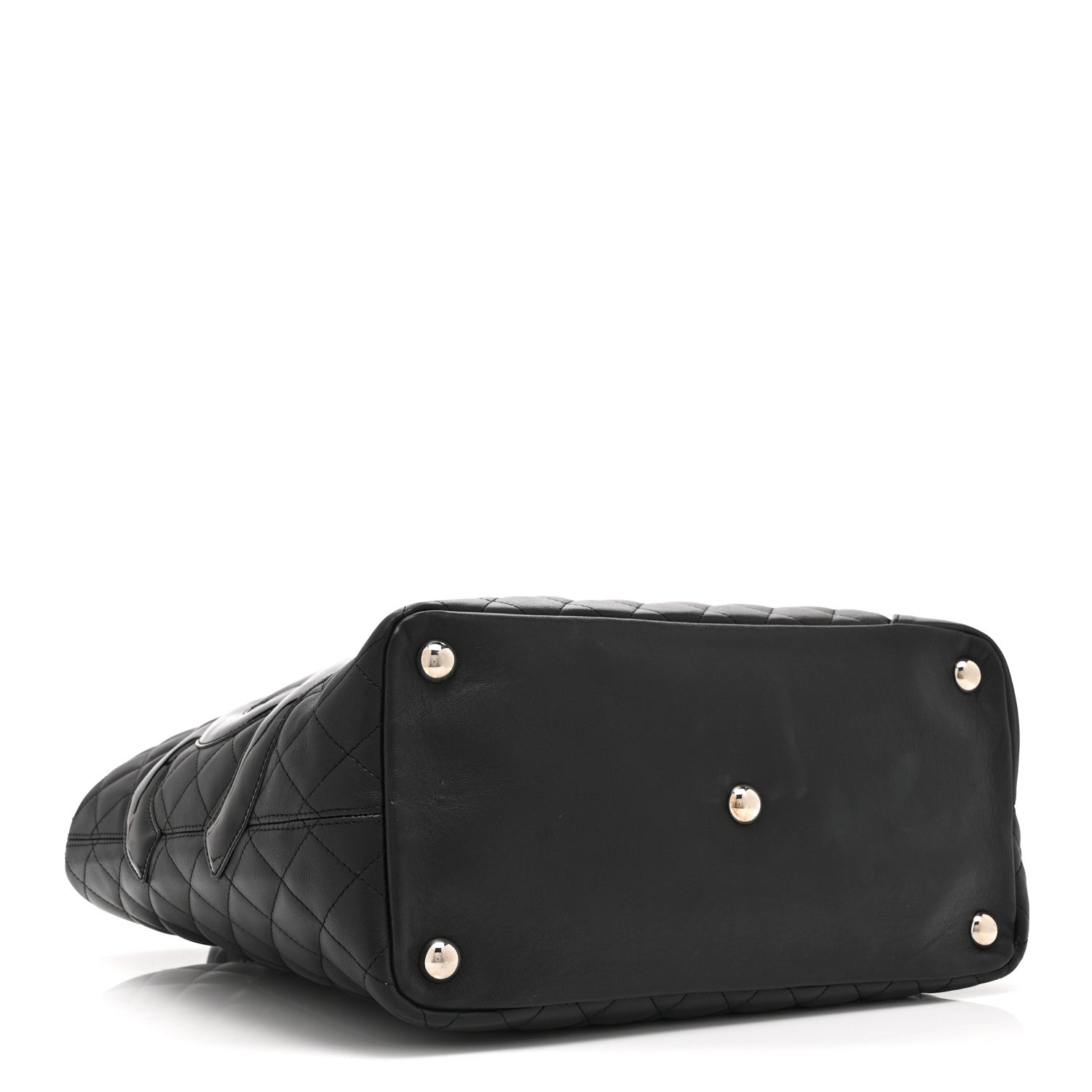 Chanel Calfskin Quilted Large Cambon Tote Black