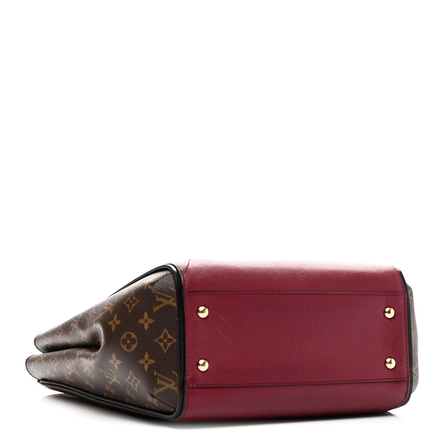 Louis Vuitton Calfskin Monogram Kimono Tote Grape