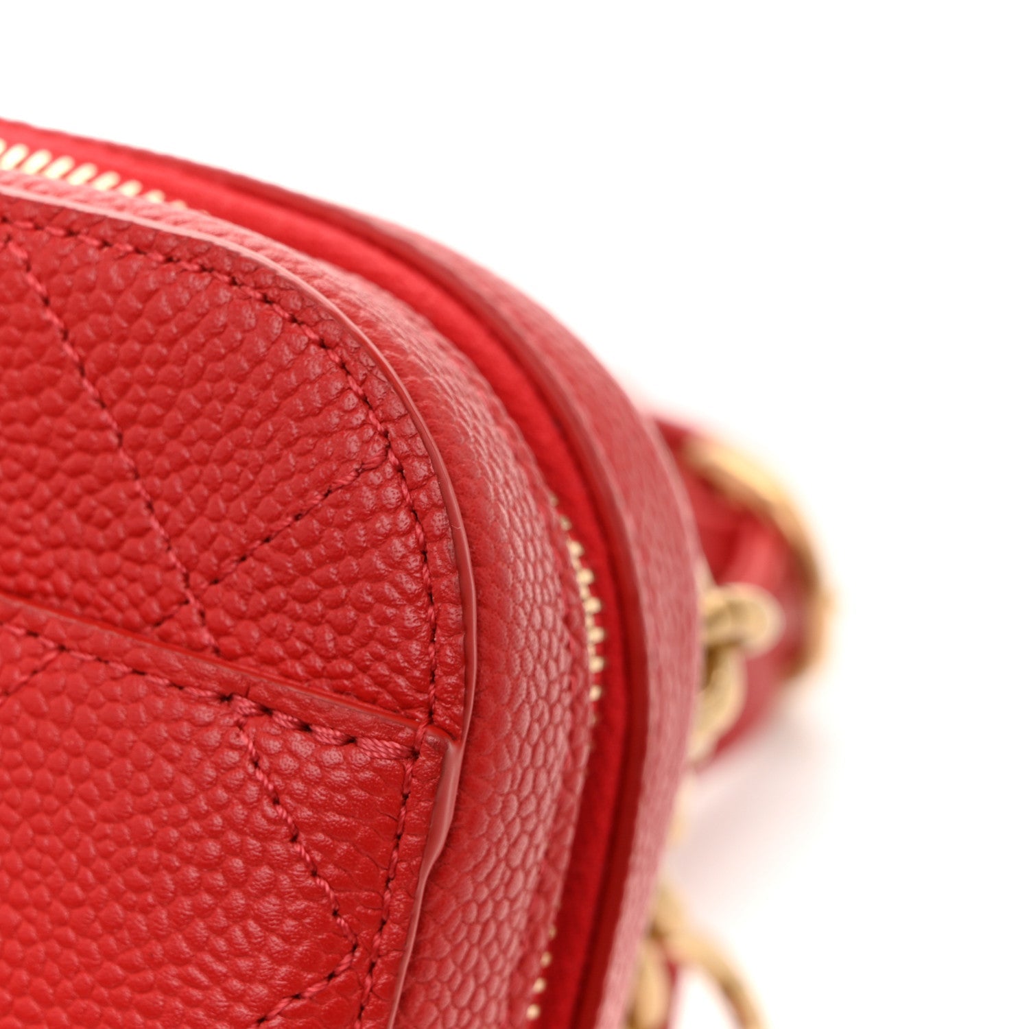 Chanel Caviar Quilted Waist Bag Red