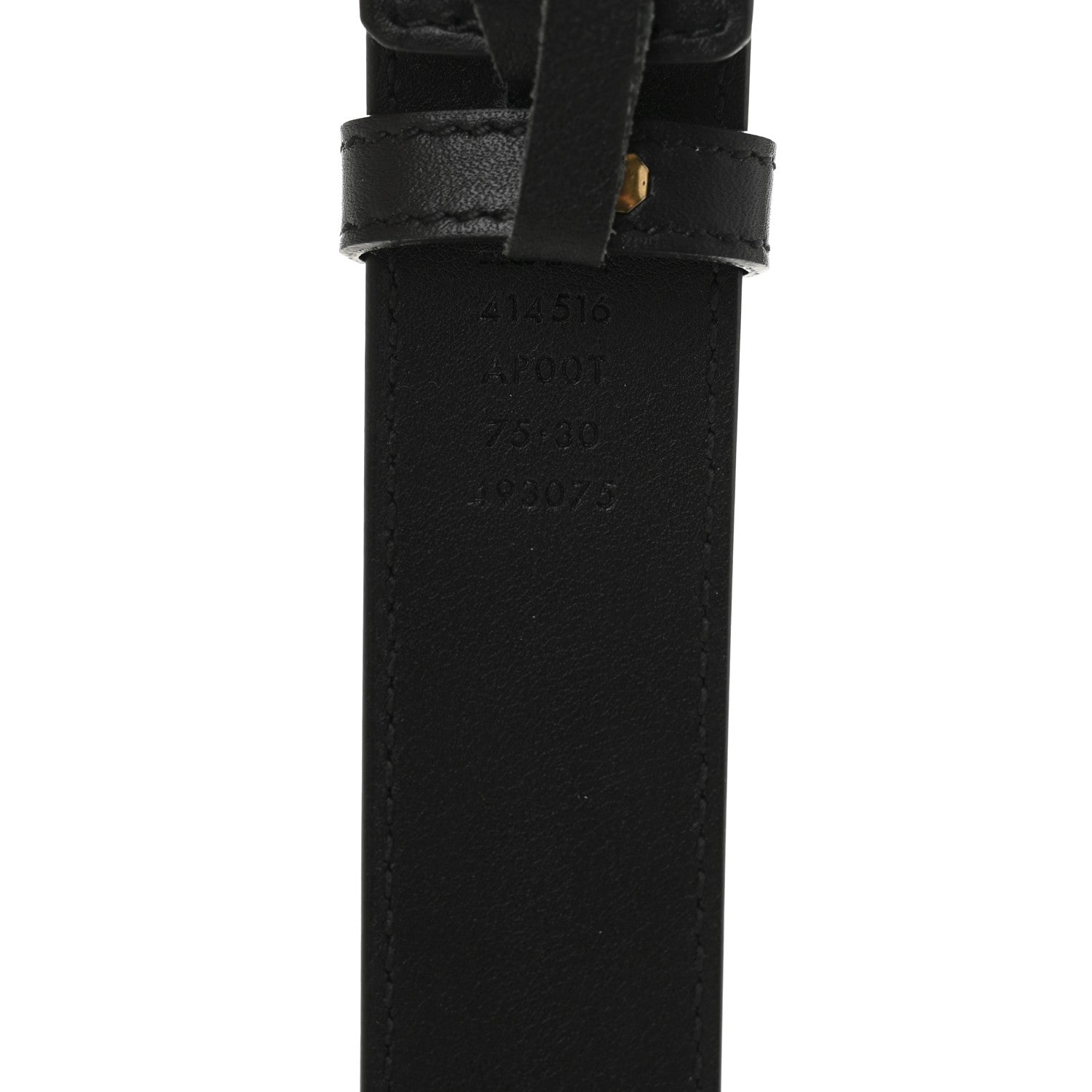 Gucci Calfskin Double G 30mm Belt 75 30 Black