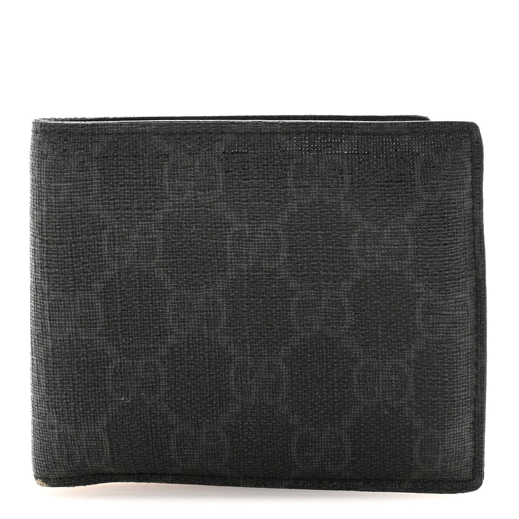 Gucci GG Supreme Monogram Bi-Fold Wallet Black