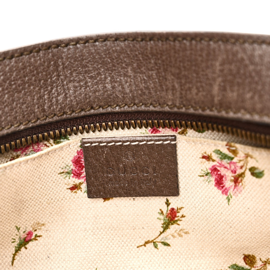Gucci GG Supreme Monogram Web Neo Vintage Shoulder Bag Beige New Acero Crop