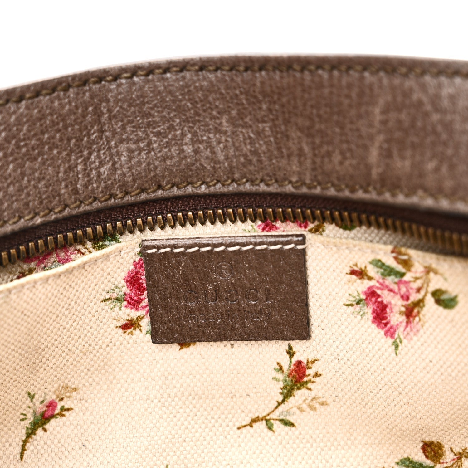 Gucci GG Supreme Monogram Web Neo Vintage Shoulder Bag Beige New Acero Crop