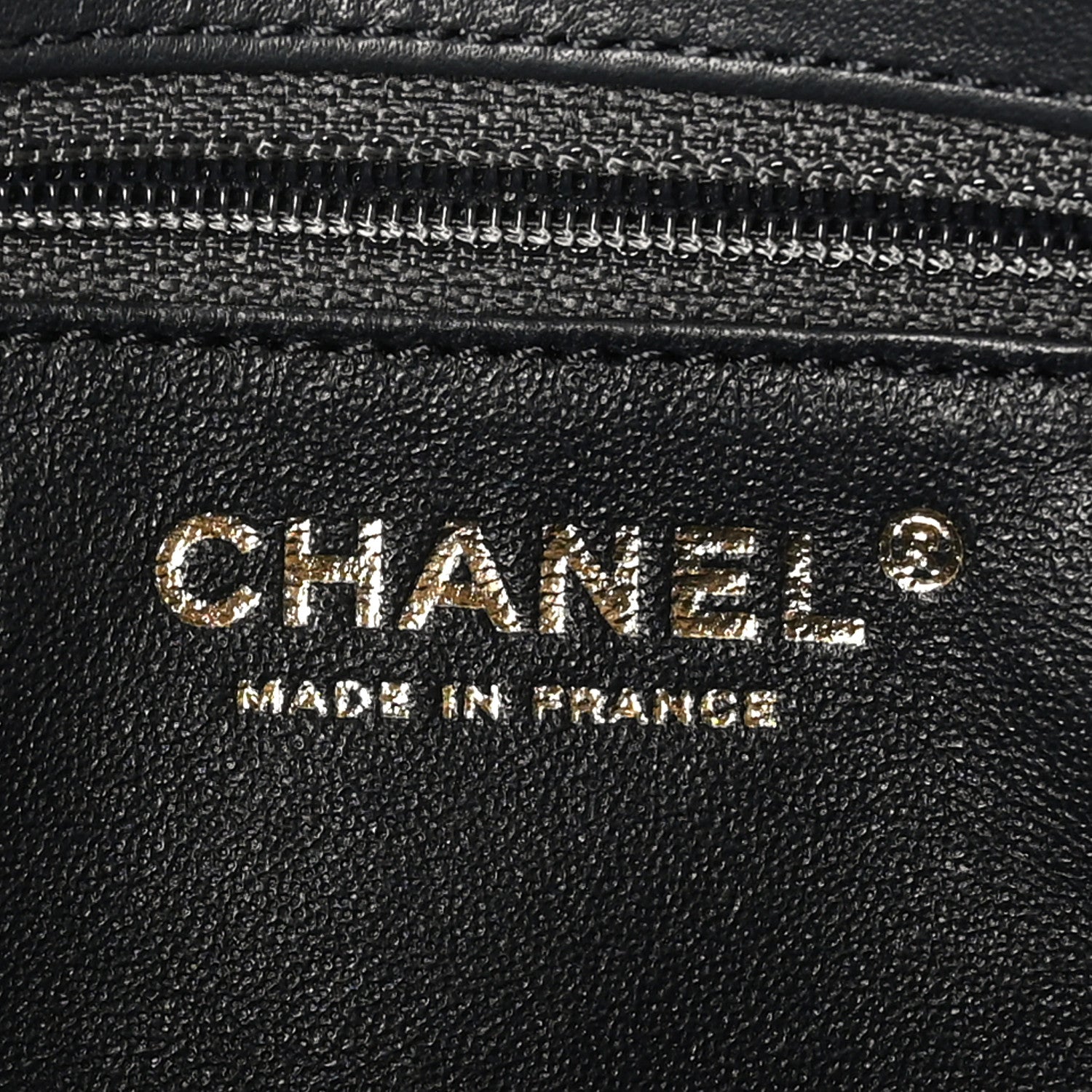 Chanel Lambskin Quilted Small CC Chic Flap Grey Dark Navy