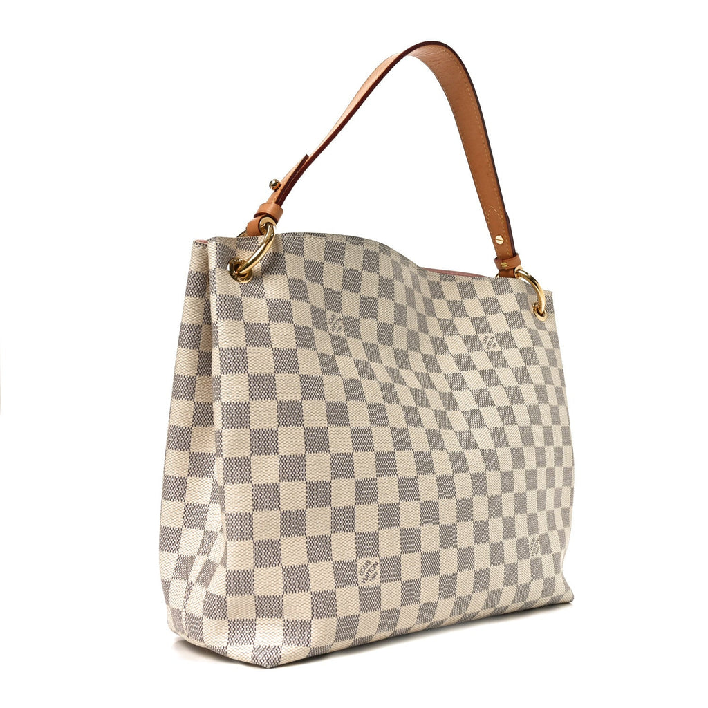 Louis Vuitton Damier Azur Graceful PM Rose Ballerine