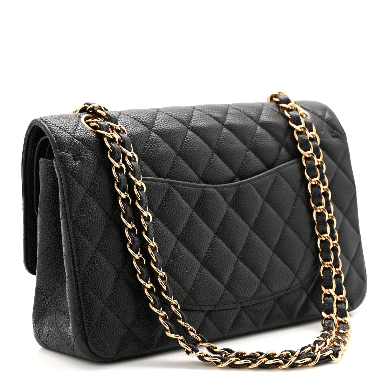 Chanel Caviar Quilted Medium Double Flap Black