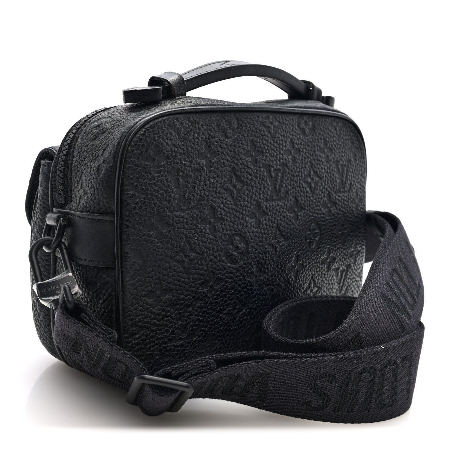 Louis Vuitton Taurillon Monogram S Lock Messenger Black