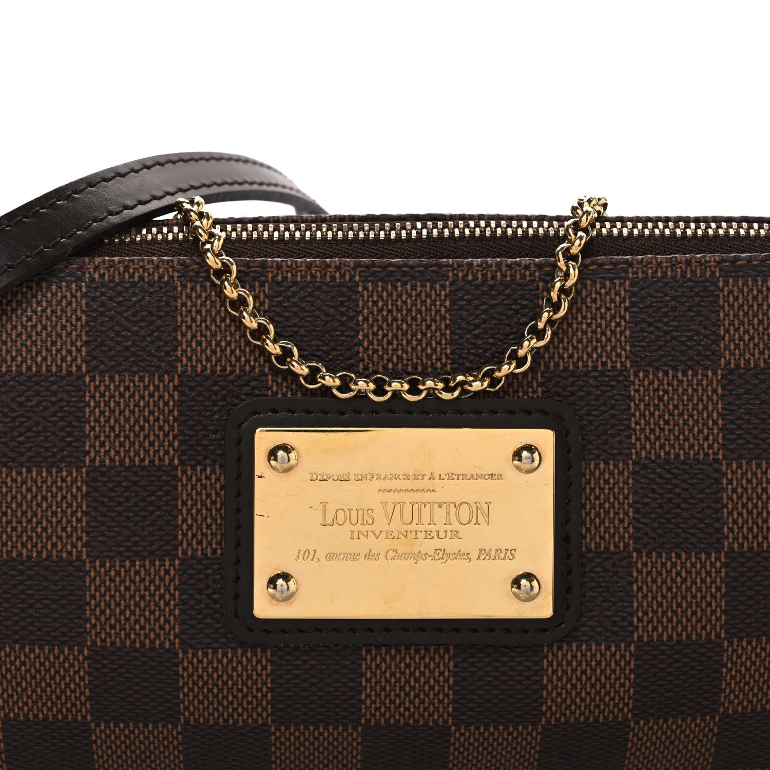 Louis Vuitton Damier Ebene Eva Clutch