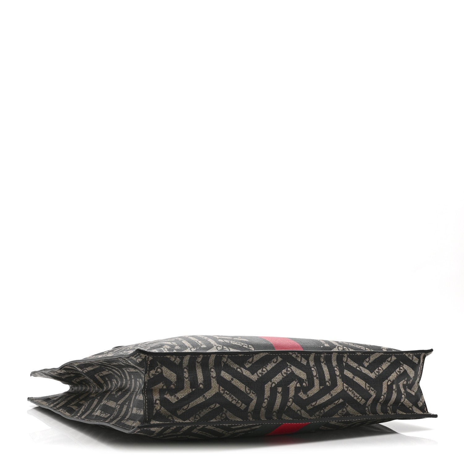 Gucci GG Supreme Monogram Caleido Web Vertical Tote Black