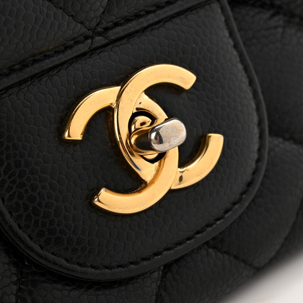 Chanel Caviar Quilted Jumbo Single Flap Black