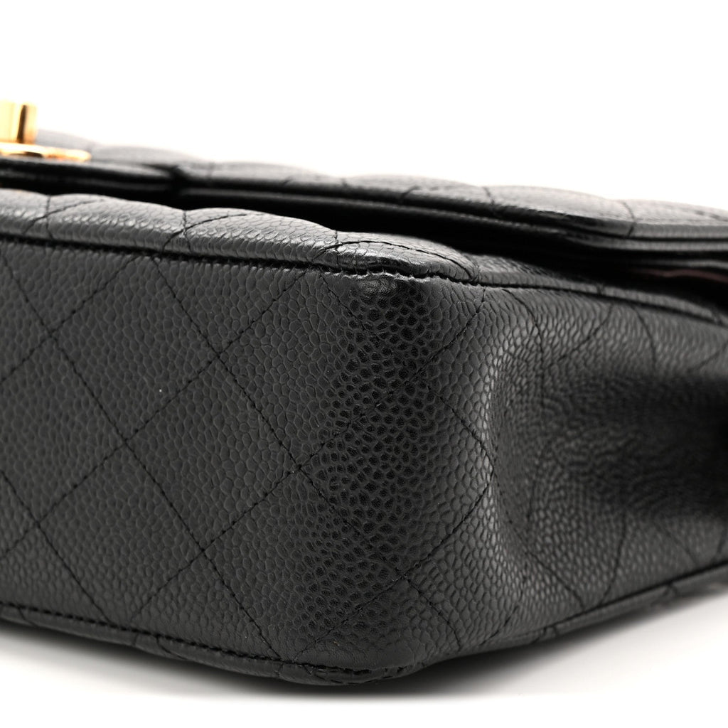 Chanel Caviar Quilted Medium Double Flap Black