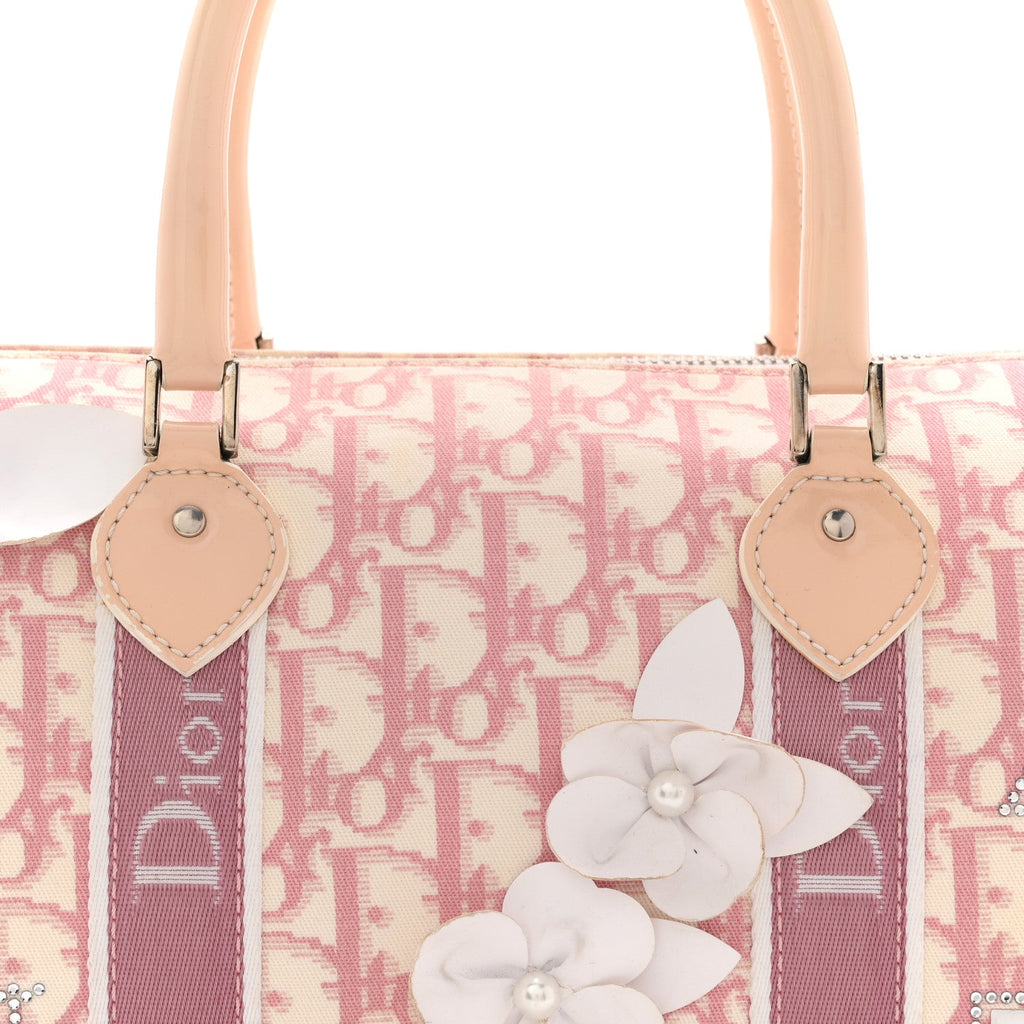 Christian Dior Monogram Girly Boston Pink