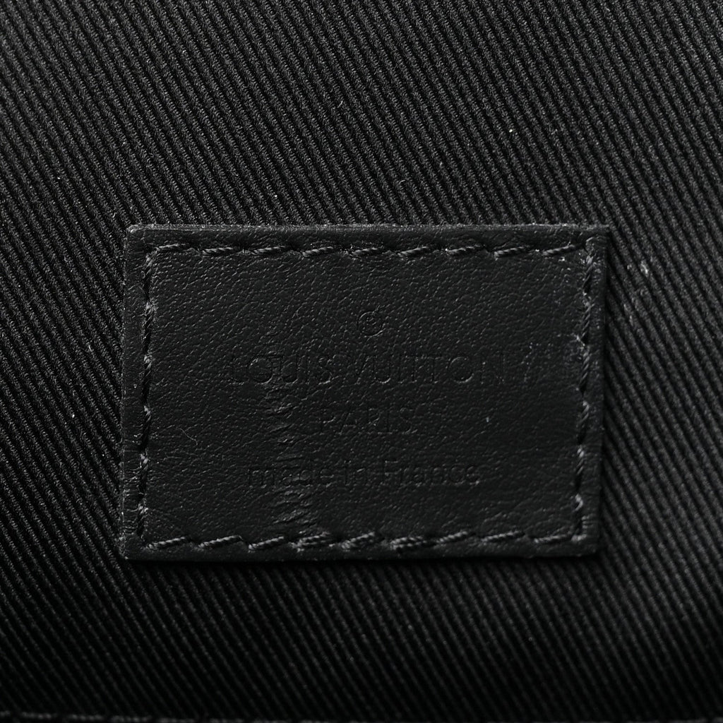 Louis Vuitton Taurillon Monogram Christopher MM Backpack Black