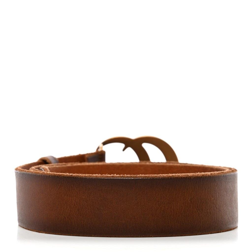 Gucci Faded Calfskin Double G 40mm Belt 85 34 Cuir