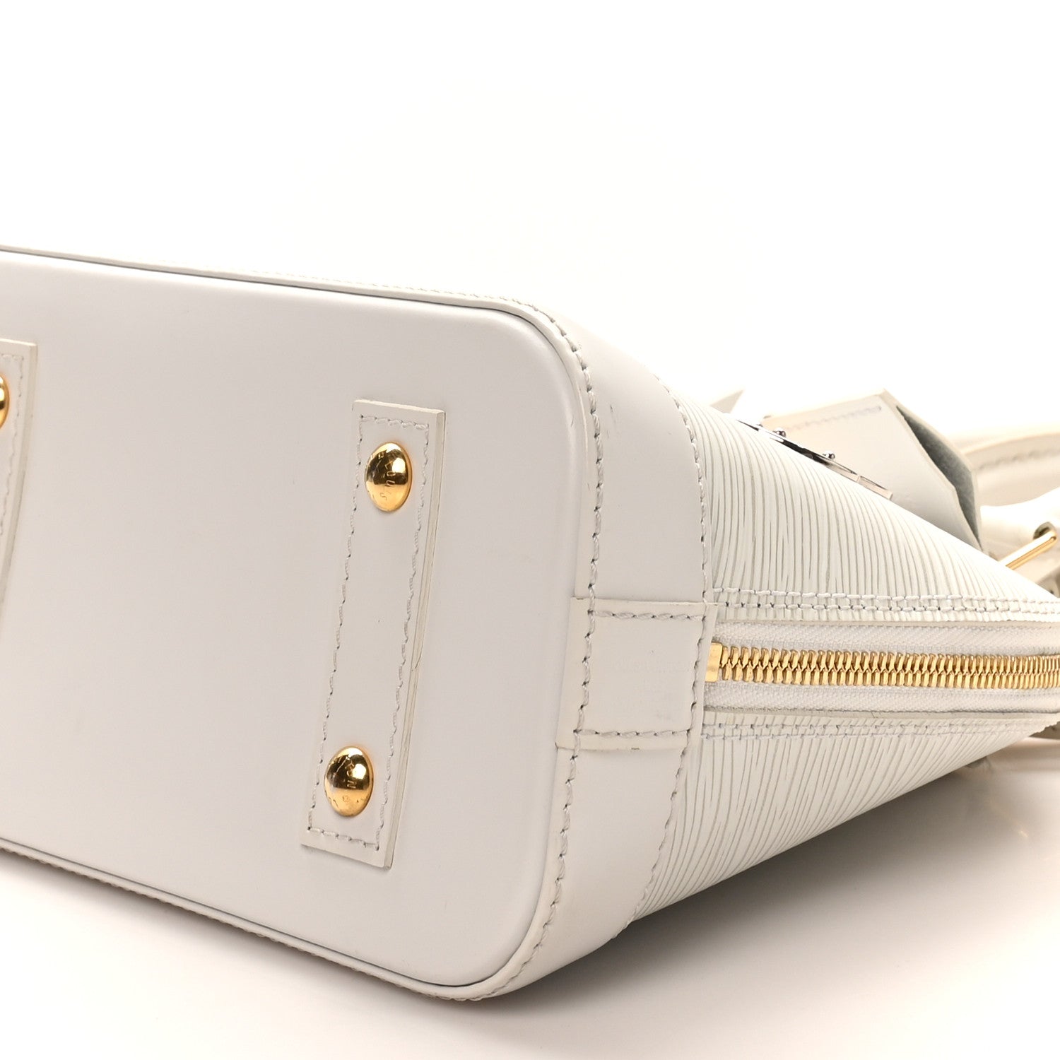 Louis Vuitton Epi Love Lock Alma BB White