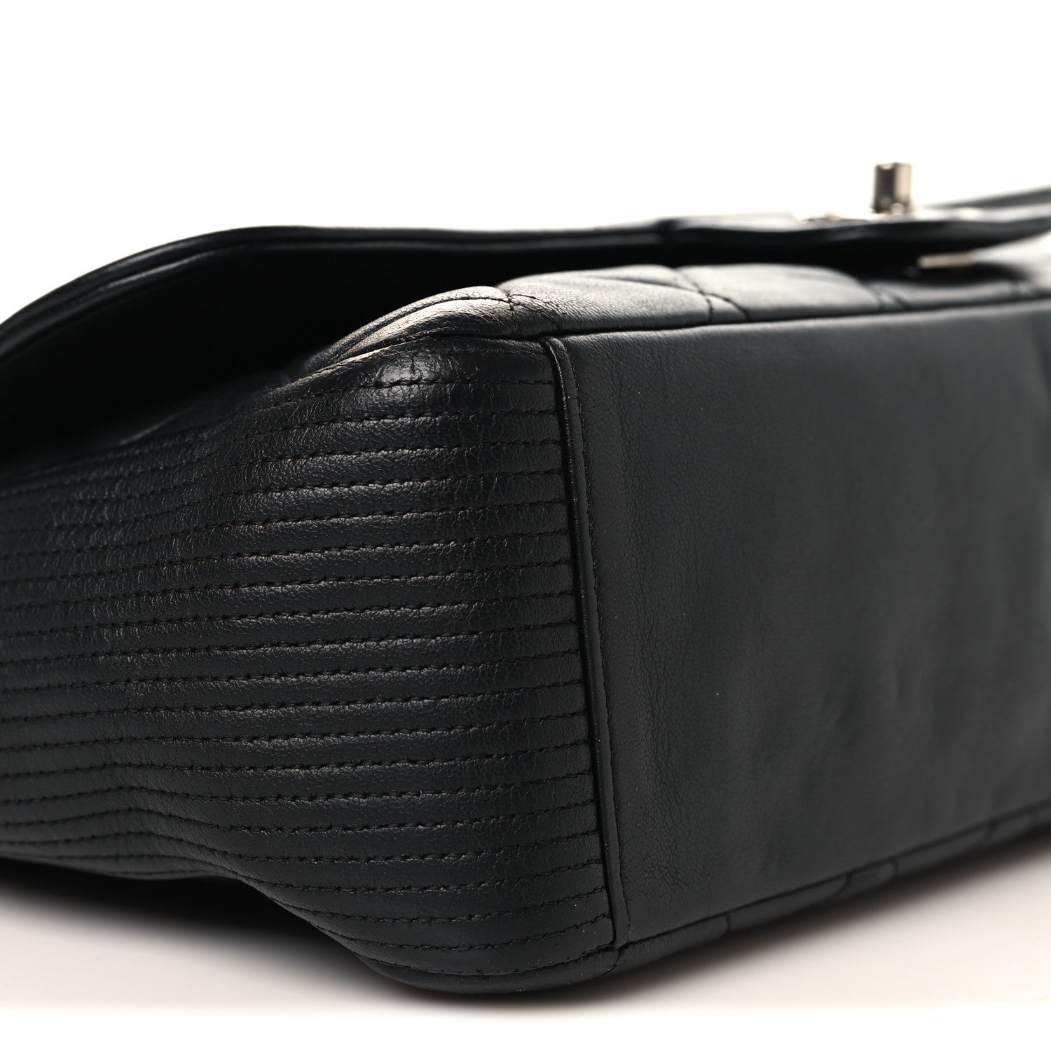 Chanel Lambskin Quilted Large Coco Rider Flap Black