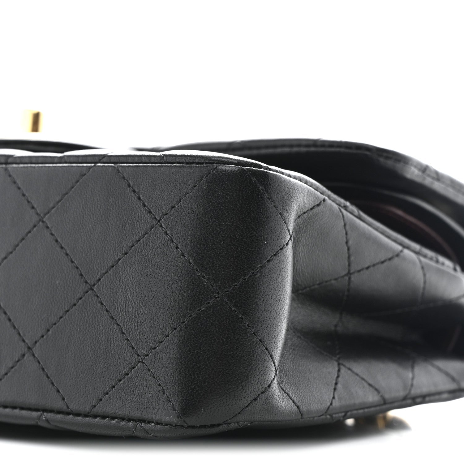 Chanel Lambskin Quilted Small Double Flap Black