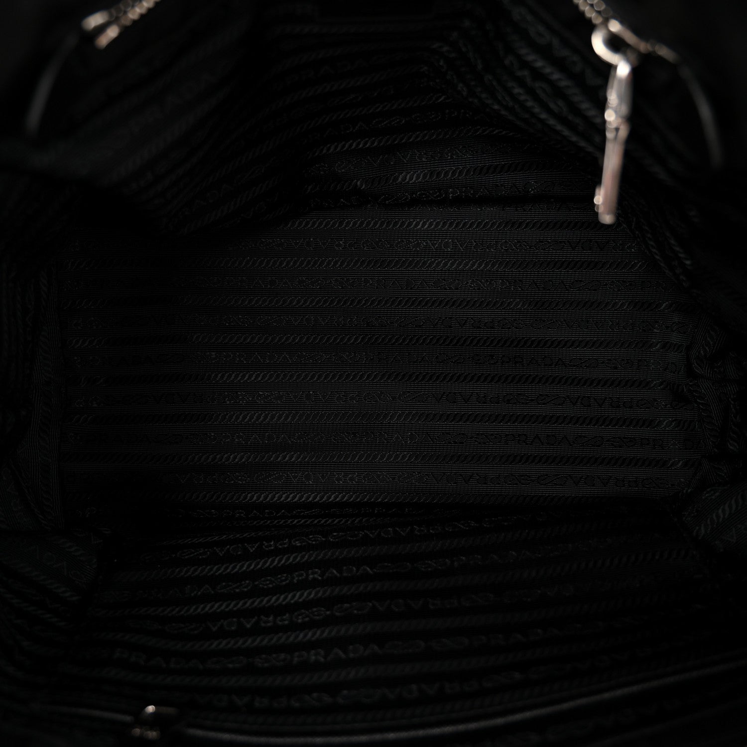 Prada Nylon Tessuto Impuntu Quilted Tote Black