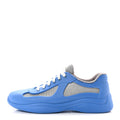 Prada Soft Rubber Mesh Mens America's Cup Sneakers 41 Blue