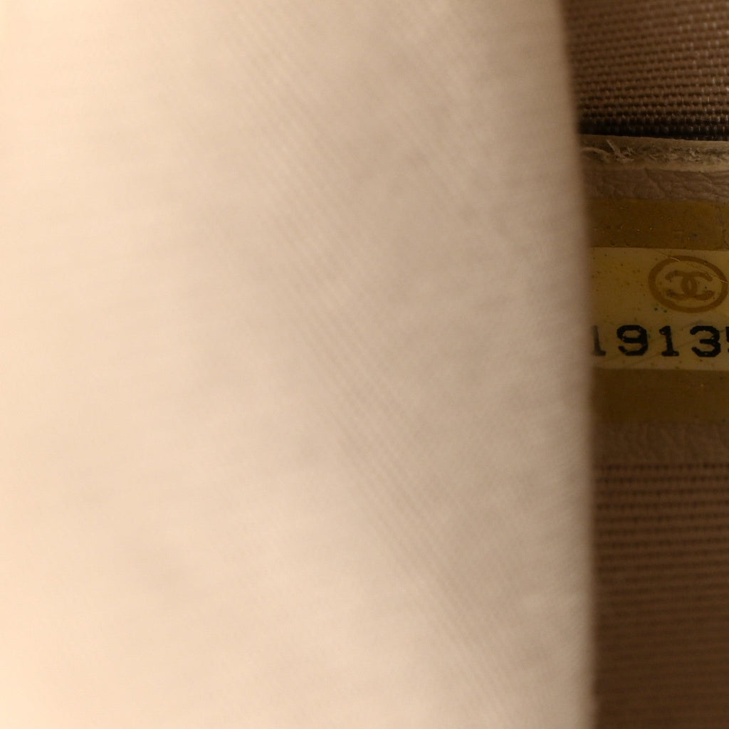 Chanel Lambskin Perforated Medium Boy Flap White