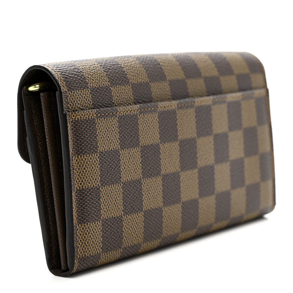 Louis Vuitton Damier Ebene Sarah Wallet NM
