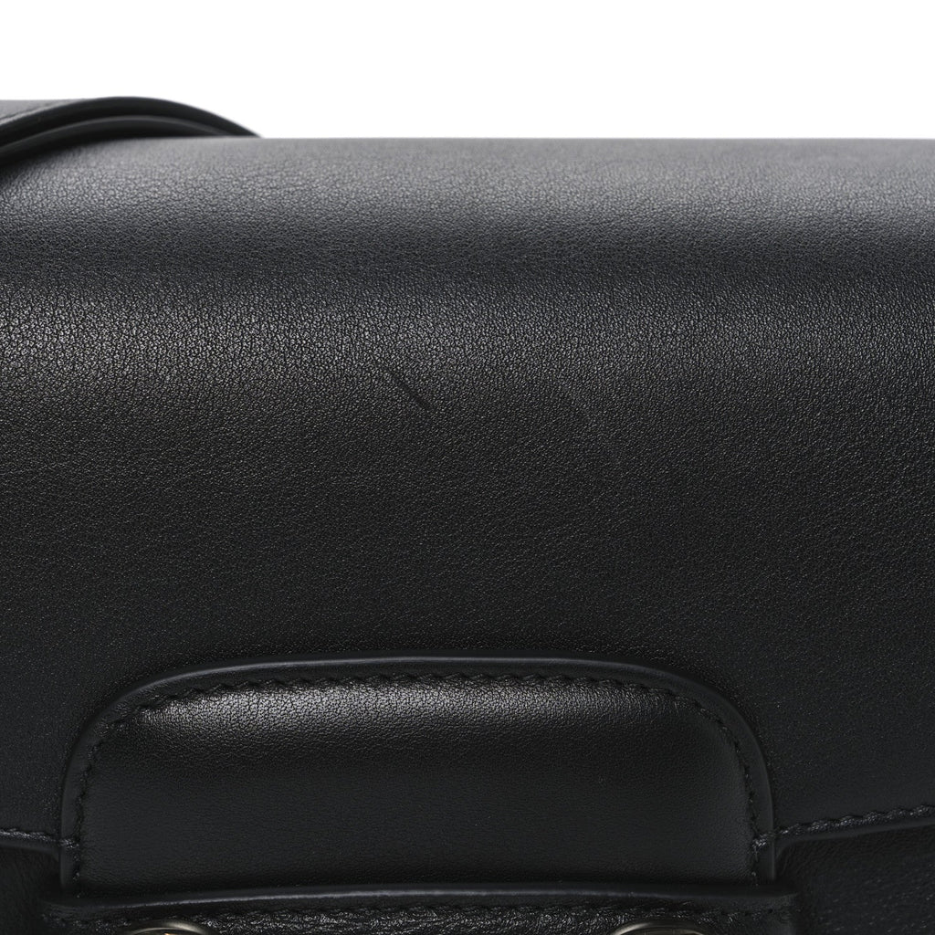 Gucci Ciny Lux Calfskin Horsebit 1955 Soft Small Shoulder Bag Black