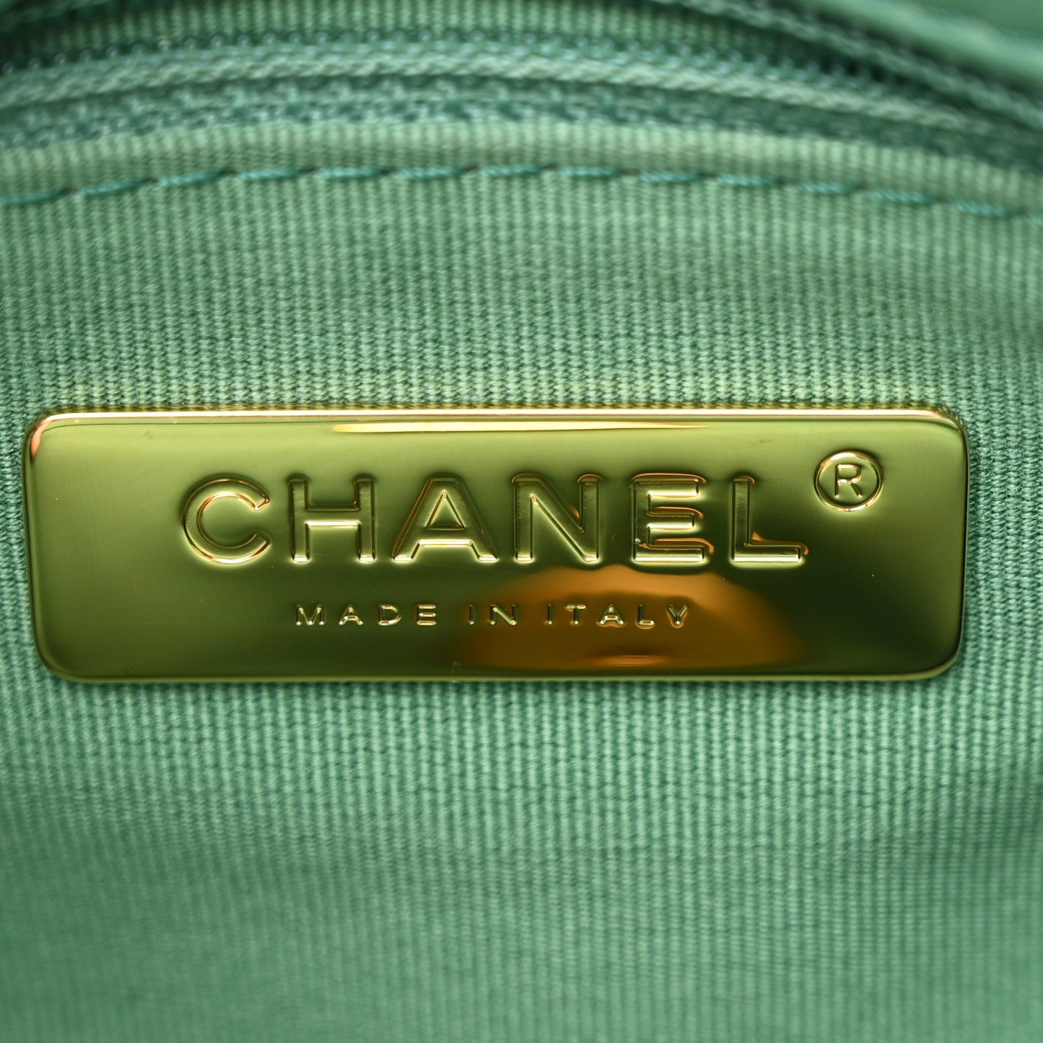 Chanel Lambskin Quilted Medium Chanel 19 Flap Green