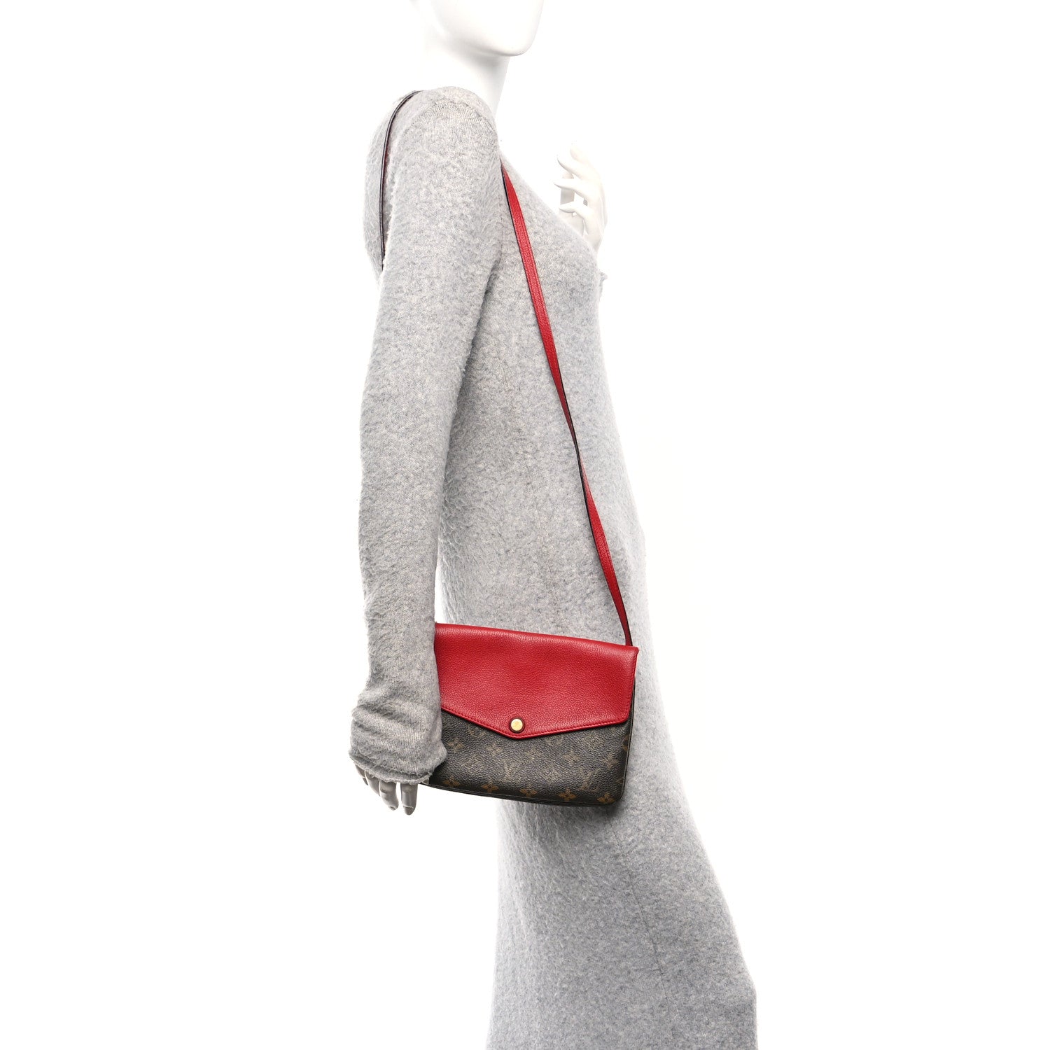 Louis Vuitton Monogram Twice Pochette Cherry