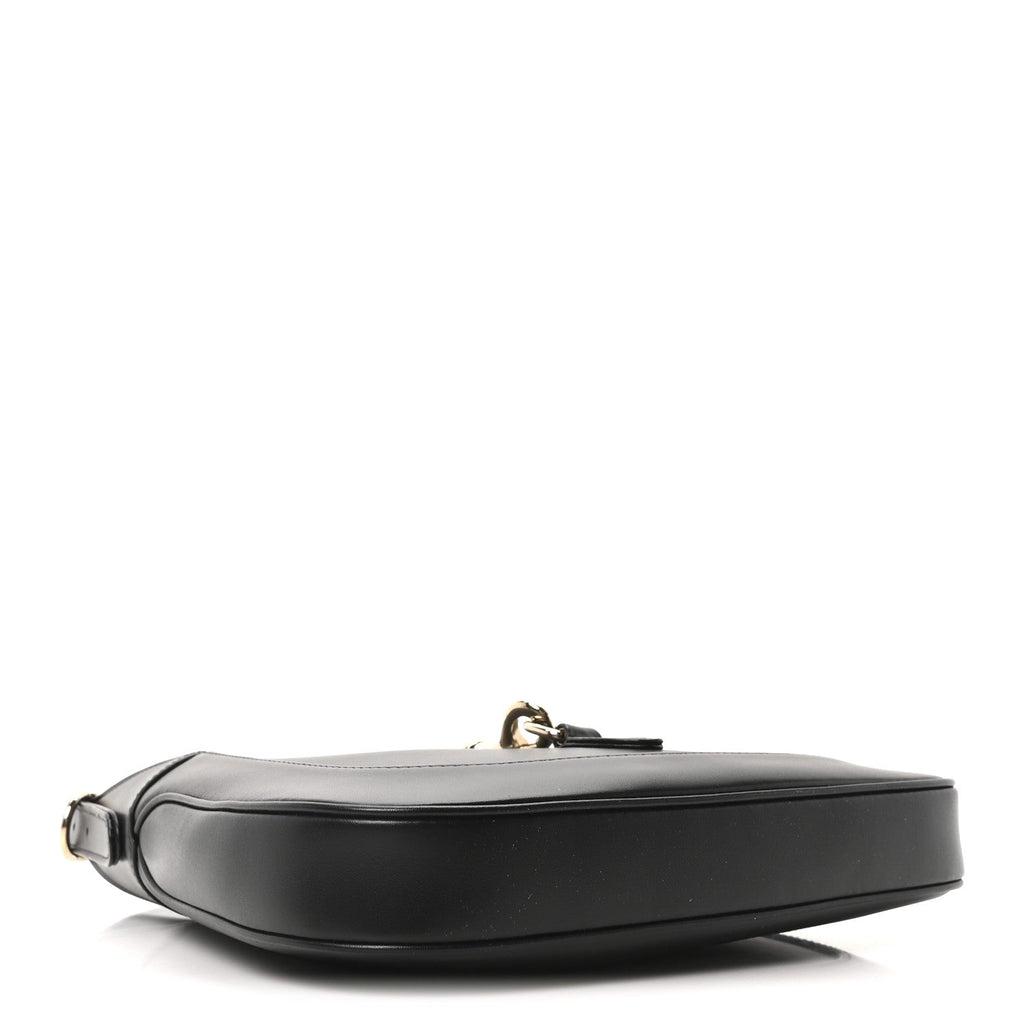 Gucci Calfskin Small Jackie Shoulder Bag Black