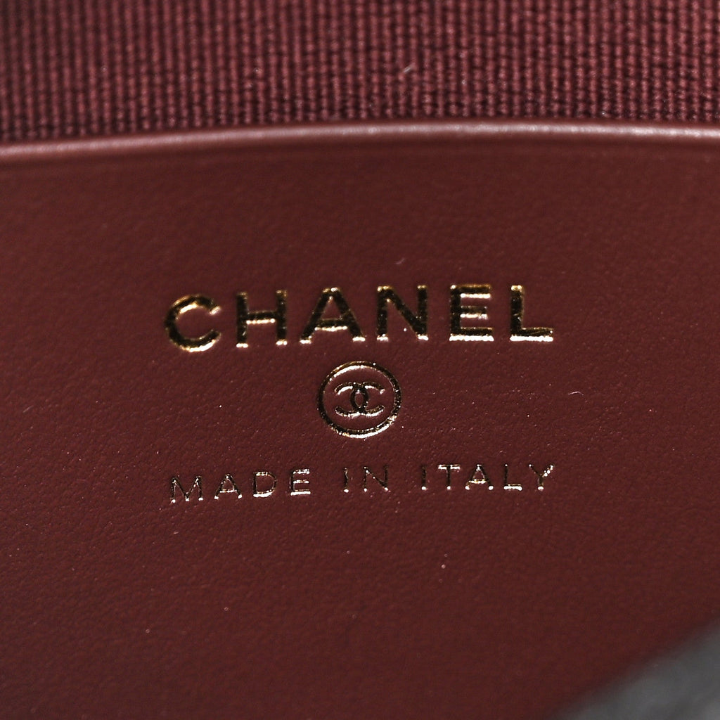 Chanel Caviar Quilted Hobo Clutch With Chain  Black