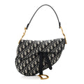 Christian Dior Oblique Saddle Bag Blue
