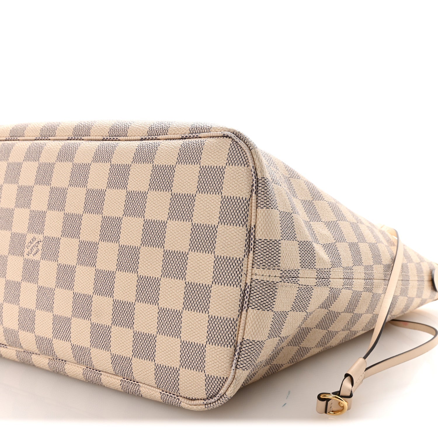 Louis Vuitton Damier Azur Braided Neverfull MM Pink