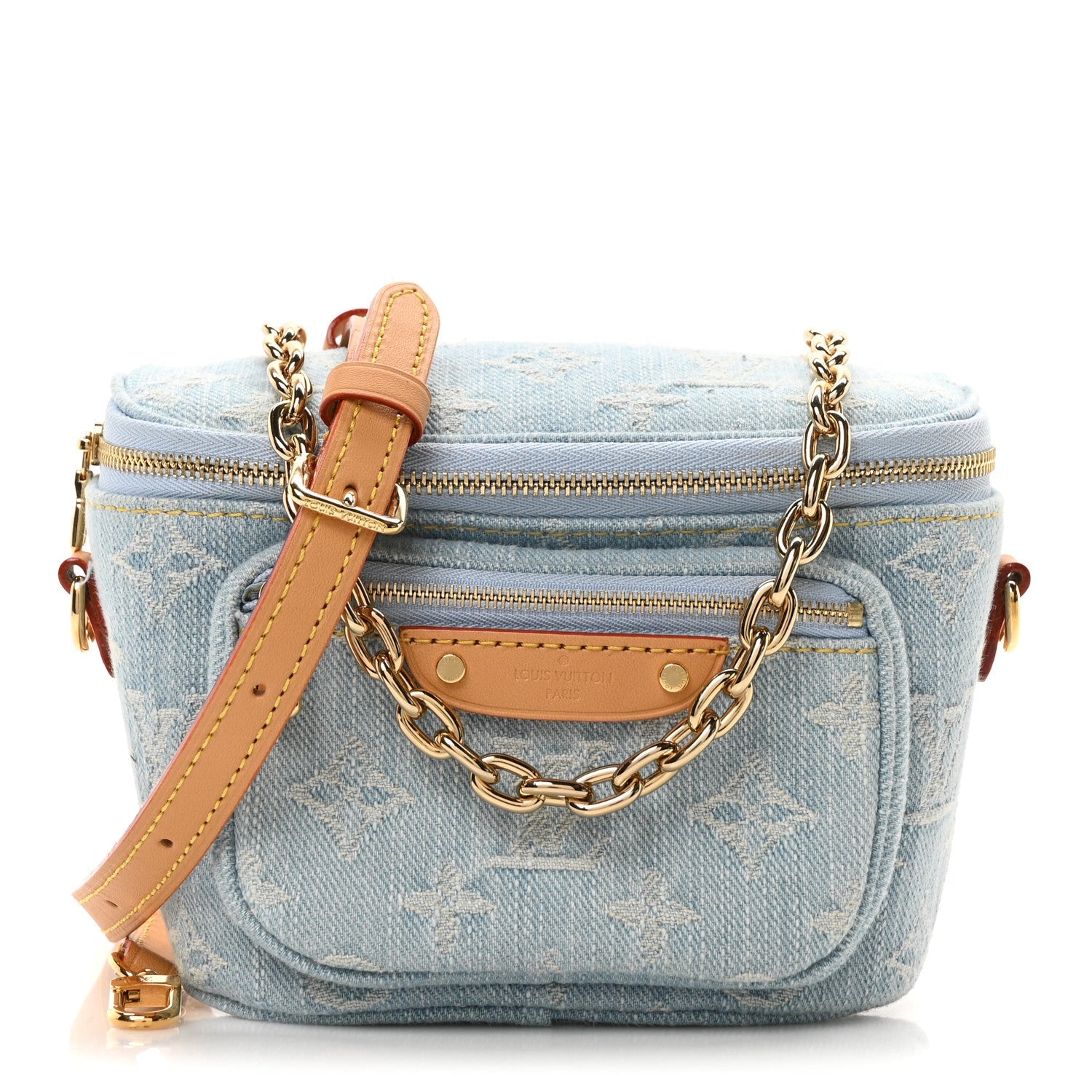 Louis Vuitton Monogram Denim Mini Bumbag Sky Blue