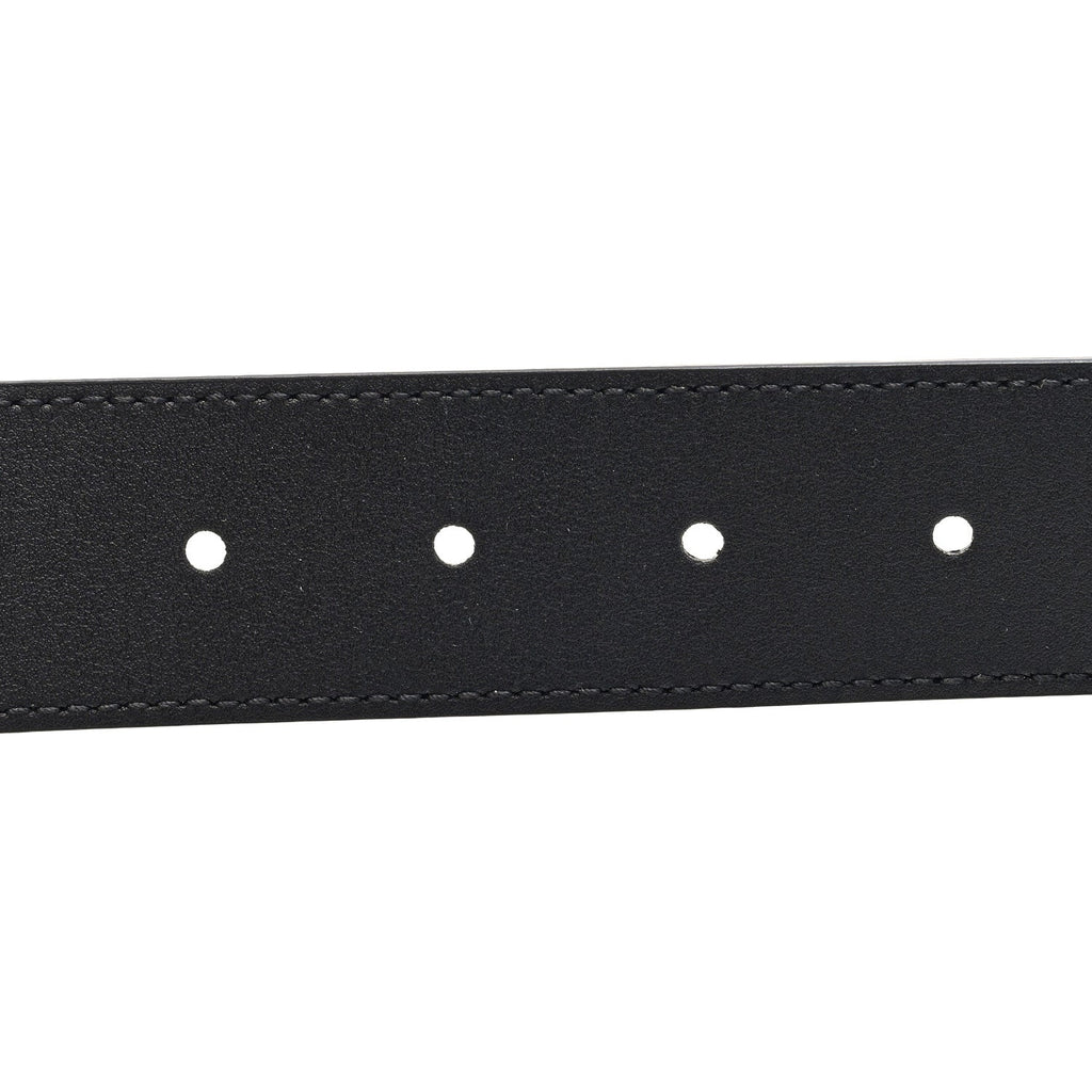 Gucci Calfskin Interlocking G 35mm Belt 120 48 Black