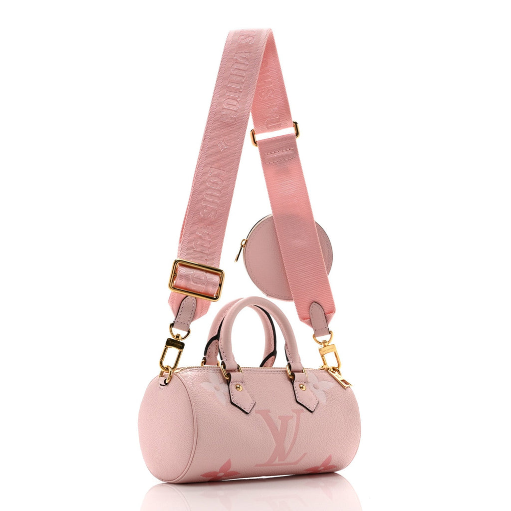 Louis Vuitton Empreinte Monogram Giant By The Pool Papillon BB Bouton De Rose