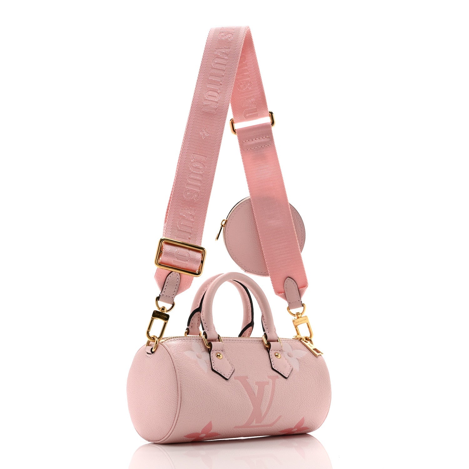 Louis Vuitton Empreinte Monogram Giant By The Pool Papillon BB Bouton De Rose