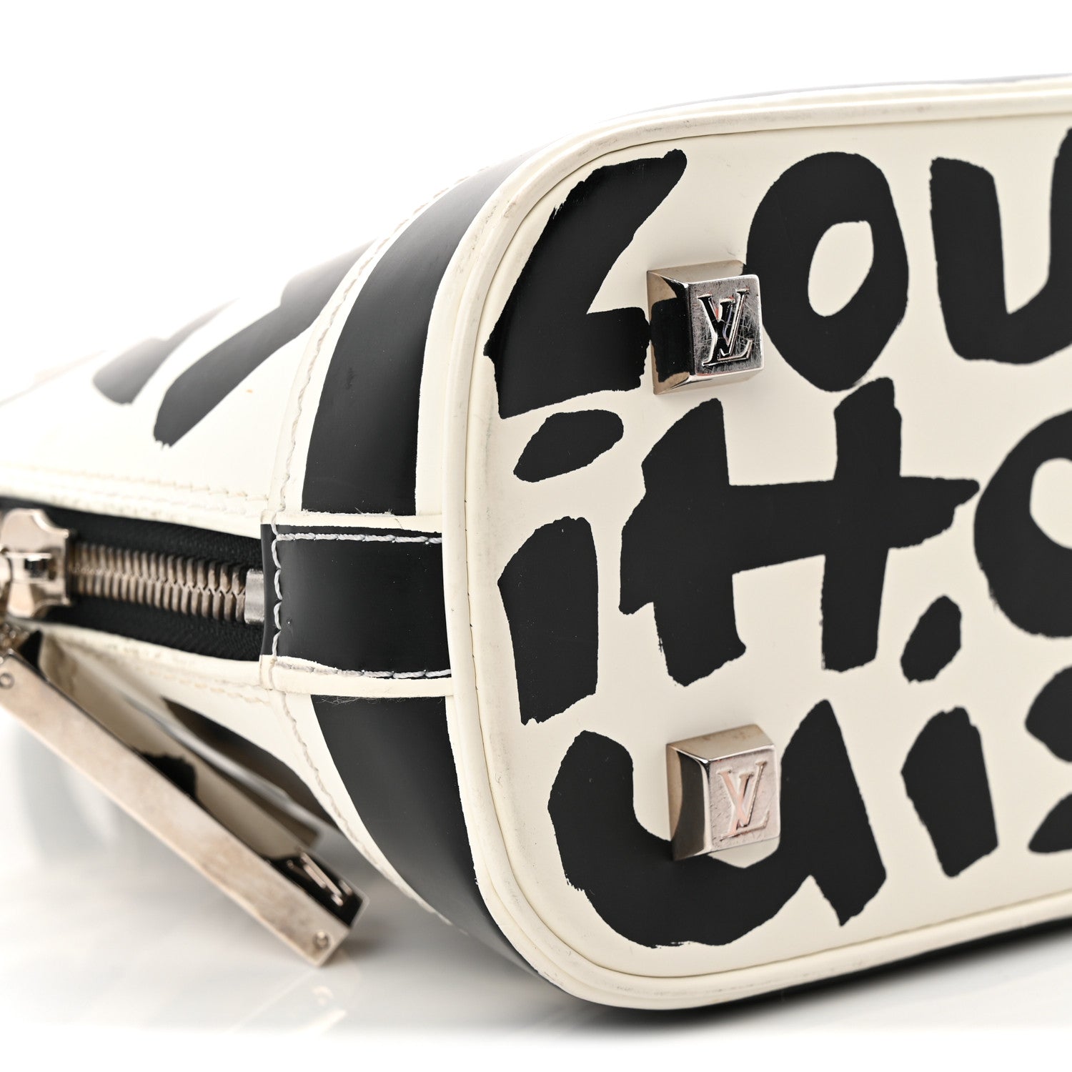 Louis Vuitton Graffiti Alma MM Black