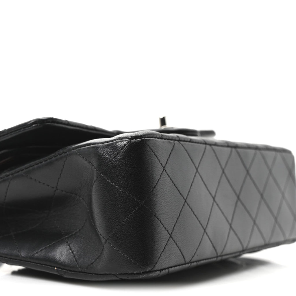 Chanel Lambskin Quilted Small Double Flap Black