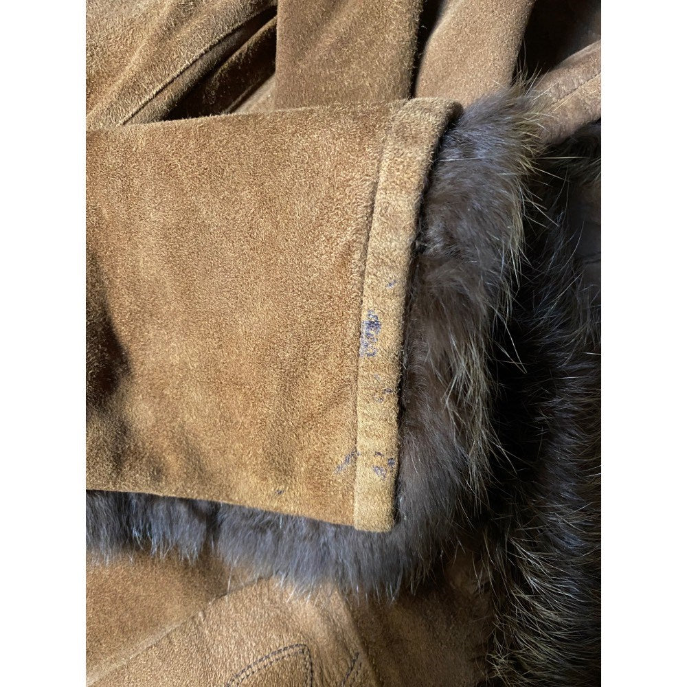 Fendi Suede Double Layer Coat - '70s