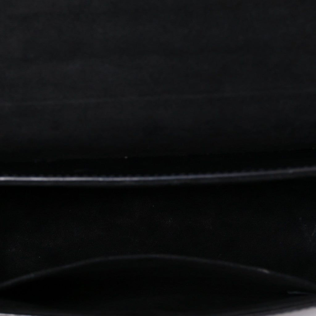 Louis Vuitton Veau Satin Monogram Twist Shoulder Bag MM Black