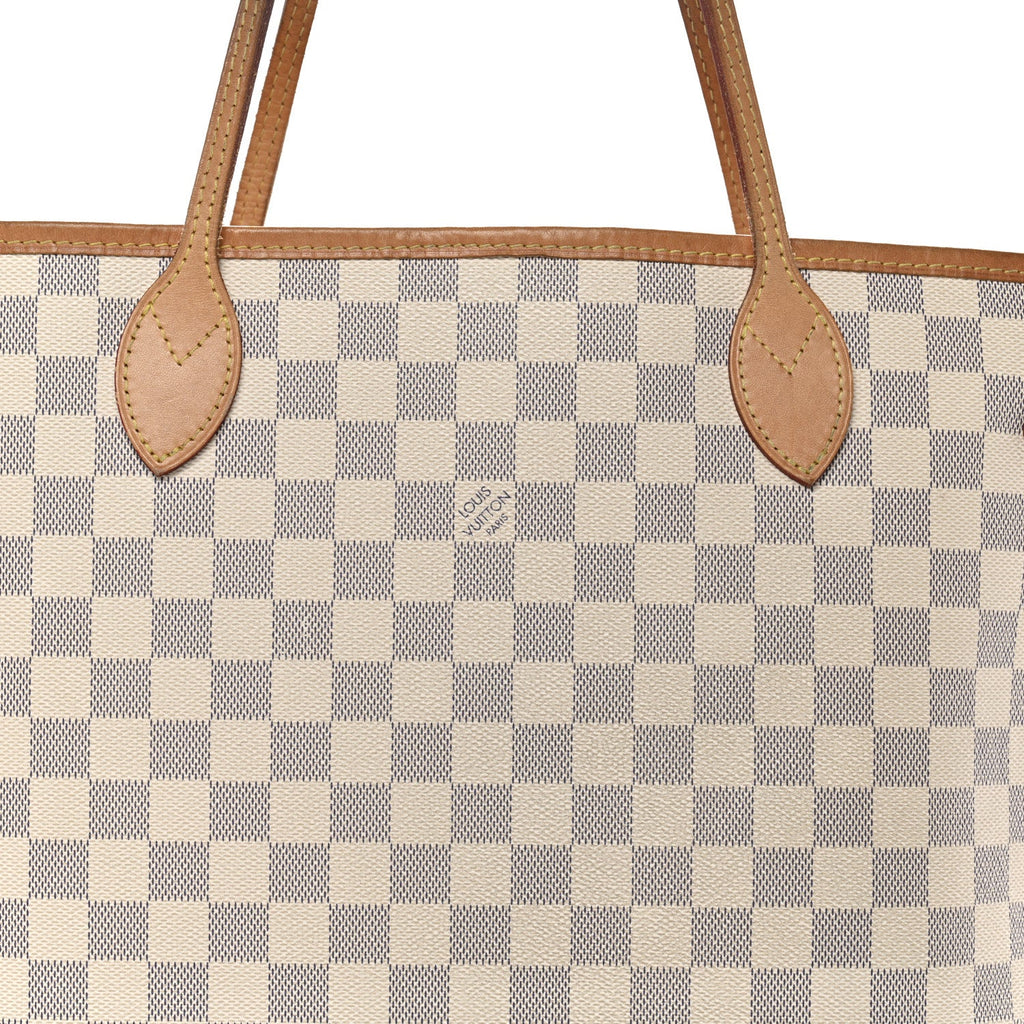 Louis Vuitton Damier Azur Neo Neverfull MM Rose Ballerine
