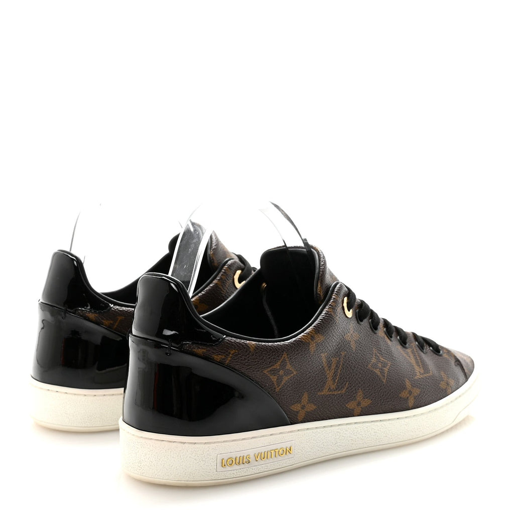 Louis Vuitton Patent Monogram Frontrow Sneakers 42